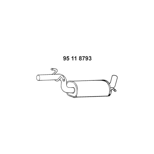 95 11 8793 - Middle Silencer 