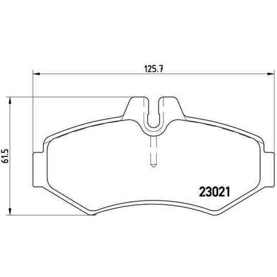 P 50 020 - Piduriklotsi komplekt, ketaspidur 