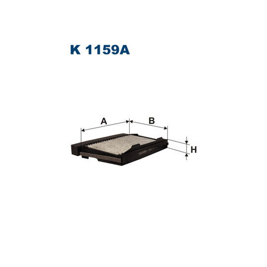 K 1159A - Filter, kupéventilation 