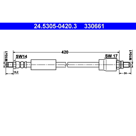 24.5305-0420.3 - Brake Hose 