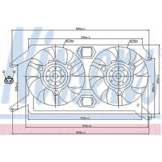 85113 - Fan, radiator 