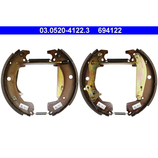 03.0520-4122.3 - Brake Shoe Set 