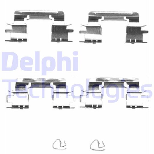 LX0385 - Accessory Kit, disc brake pad 