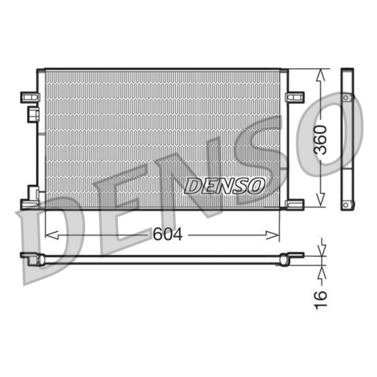DCN23019 - Lauhdutin, ilmastointilaite 