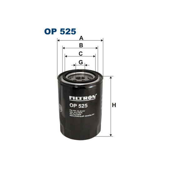 OP 525 - Oil filter 