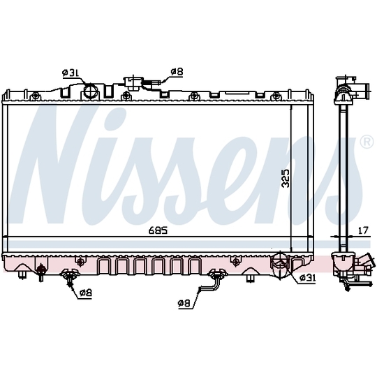 647361 - Radiator, engine cooling 