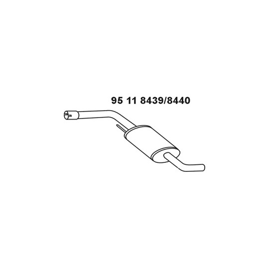 95 11 8440 - Middle Silencer 