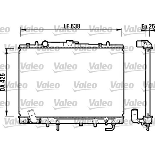 734144 - Radiator, engine cooling 