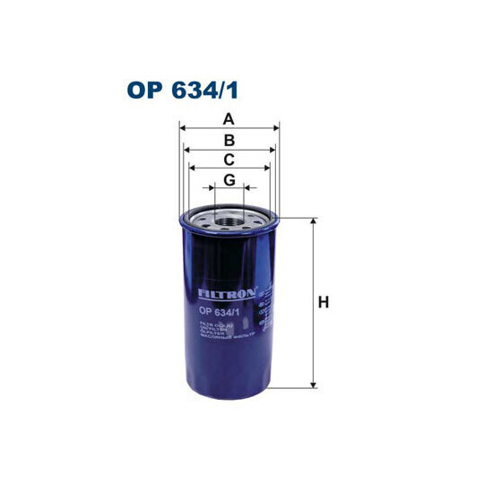 OP634/1 - Oil filter 