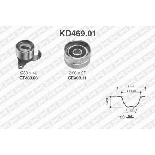 KD469.01 - Timing Belt Set 