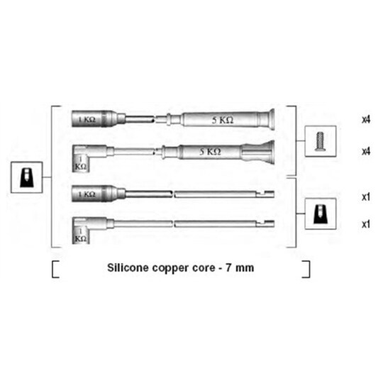 941045160504 - Ignition Cable Kit 