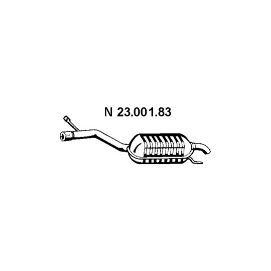 23.001.83 - Takaäänenvaimentaja 