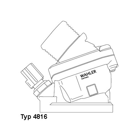 4816.90D - Thermostat, coolant 