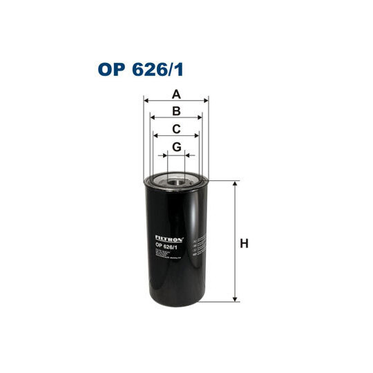 OP 626/1 - Oil filter 