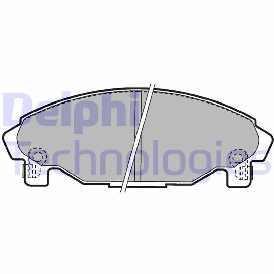 LP1064 - Brake Pad Set, disc brake 