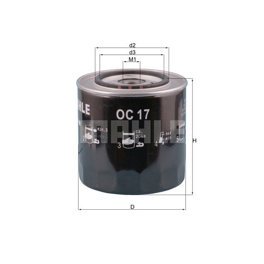 OC 17 - Oil filter 