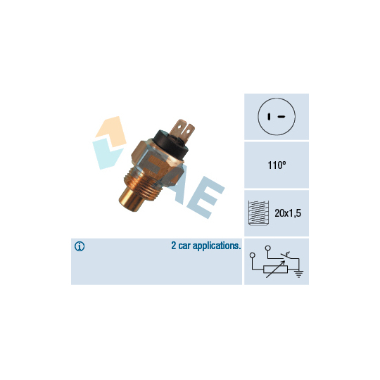 34270 - Sensor, coolant temperature 