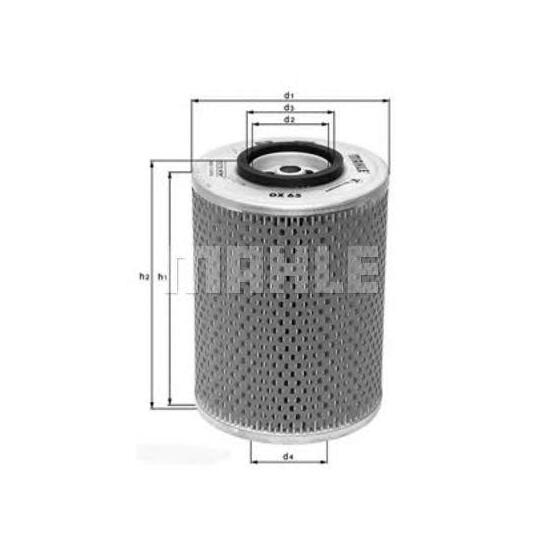 OX 65D - Oil filter 