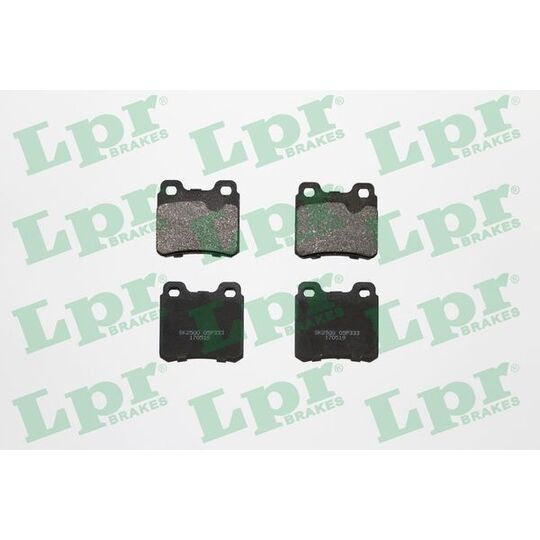 05P333 - Brake Pad Set, disc brake 