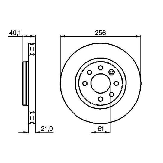 0 986 478 431 - Brake Disc 