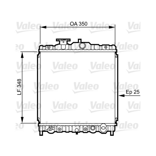 731474 - Radiator, engine cooling 