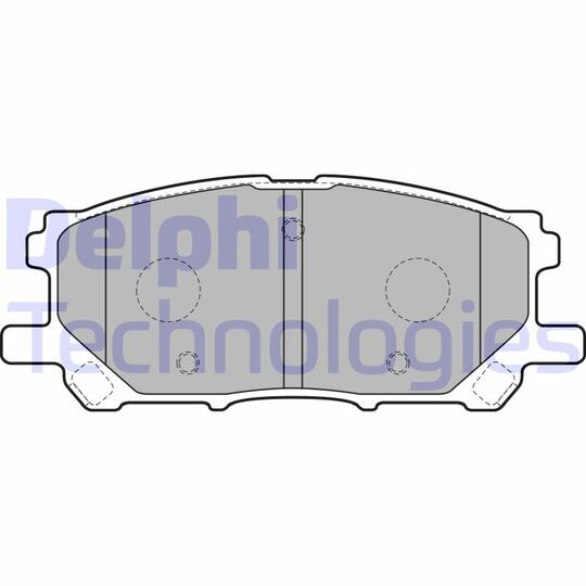 LP1823 - Brake Pad Set, disc brake 