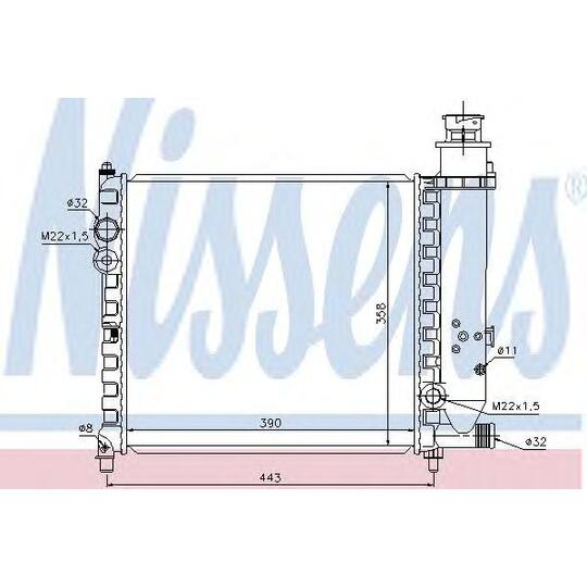 63740 - Radiator, engine cooling 