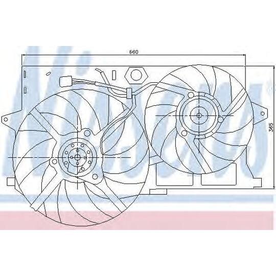 85006 - Tuuletin, moottorin jäähdytys 