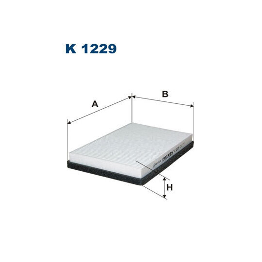 K 1229 - Filter, interior air 