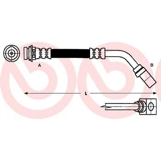 T 59 028 - Brake Hose 