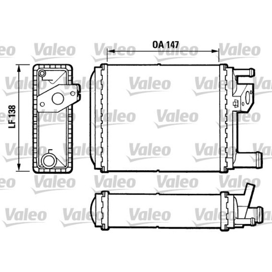 812032 - Heat Exchanger, interior heating 