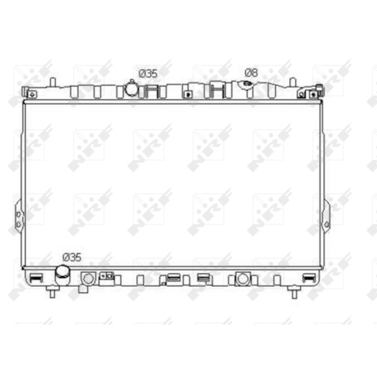 53353 - Radiator, engine cooling 