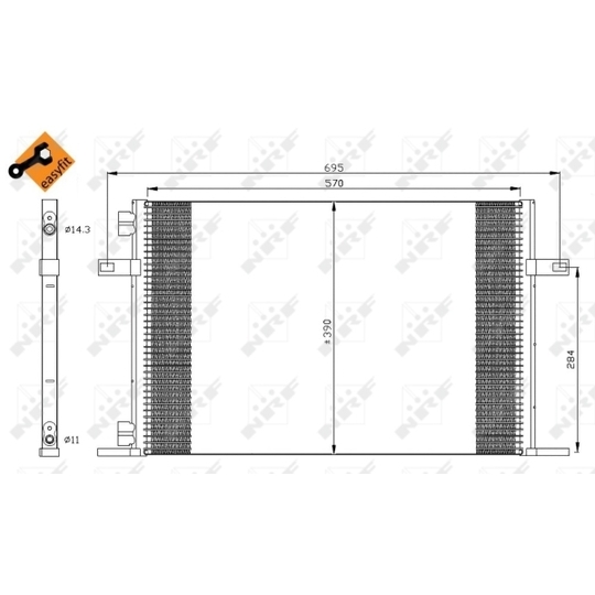 35311 - Condenser, air conditioning 