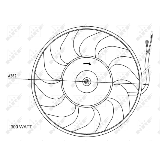 47072 - Fan, radiator 