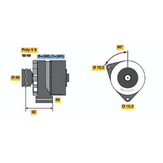 0 986 036 390 - Generator 