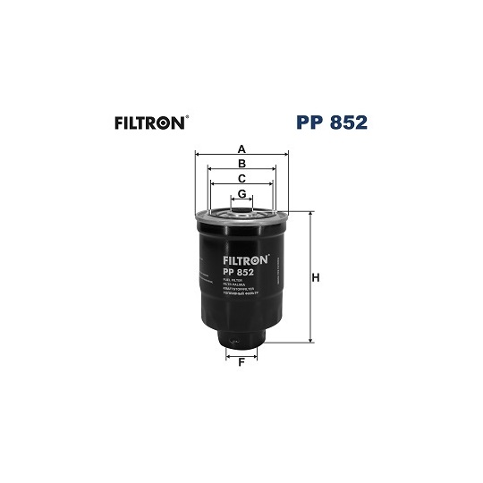 PP 852 - Kütusefilter 