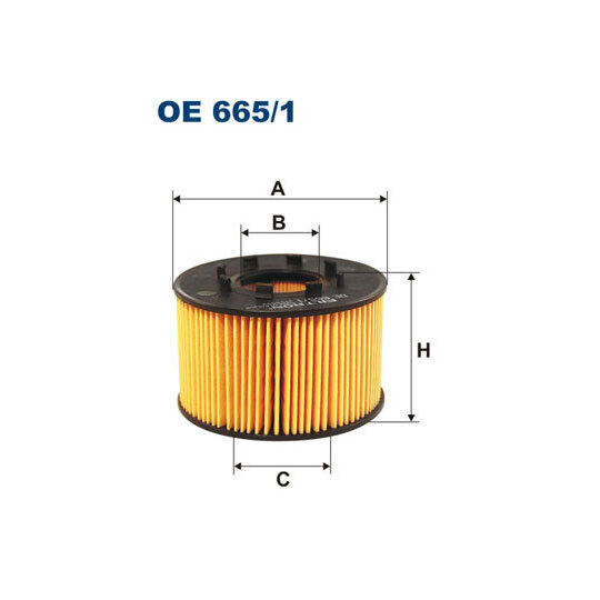 OE 665/1 - Oil filter 