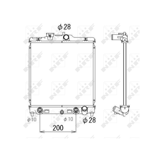 536355 - Radiaator, mootorijahutus 