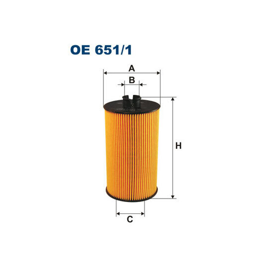 OE 651/1 - Oil filter 