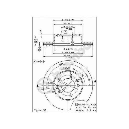 09.5634.10 - Brake Disc 