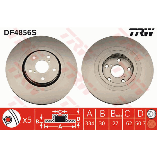 DF4856S - Brake Disc 