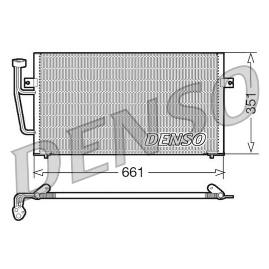 DCN33008 - Condenser, air conditioning 