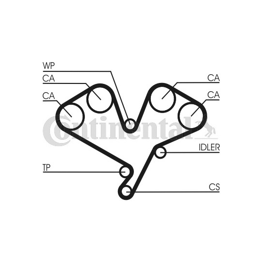 CT822 - Timing Belt 