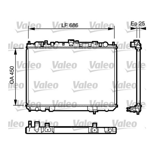 735081 - Radiaator, mootorijahutus 