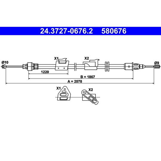 24.3727-0676.2 - Tross, seisupidur 