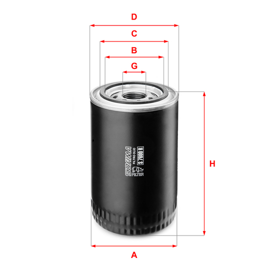 S 7600 R - Oil filter 