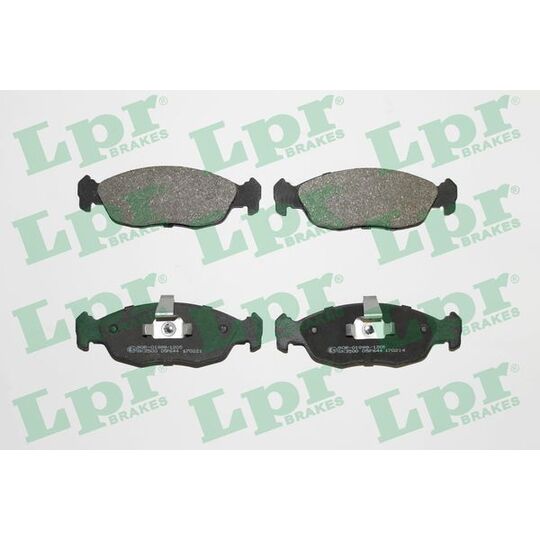 05P644 - Brake Pad Set, disc brake 
