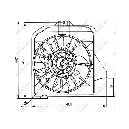 47032 - Fan, radiator 