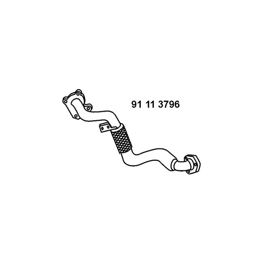 91 11 3796 - Exhaust pipe 
