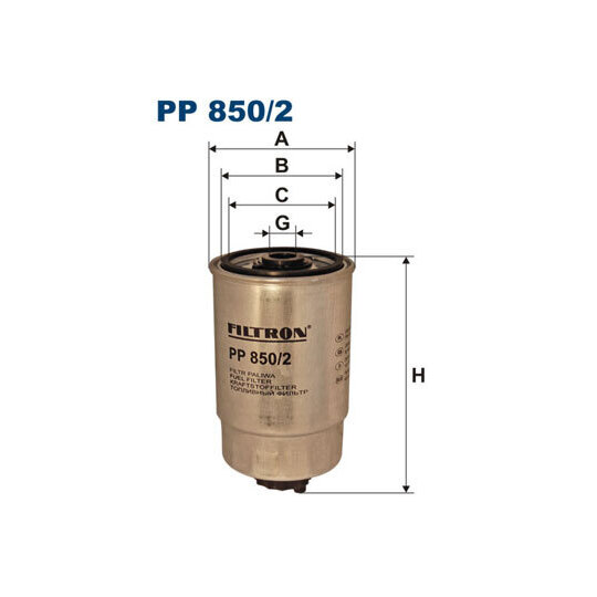PP 850/2 - Fuel filter 